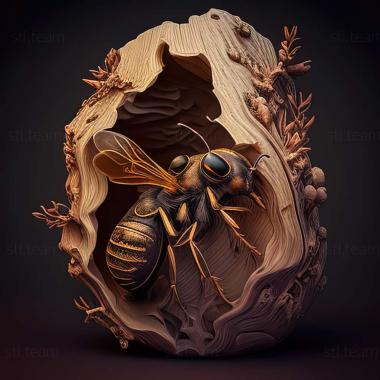 3D модель Lasius brunneus (STL)